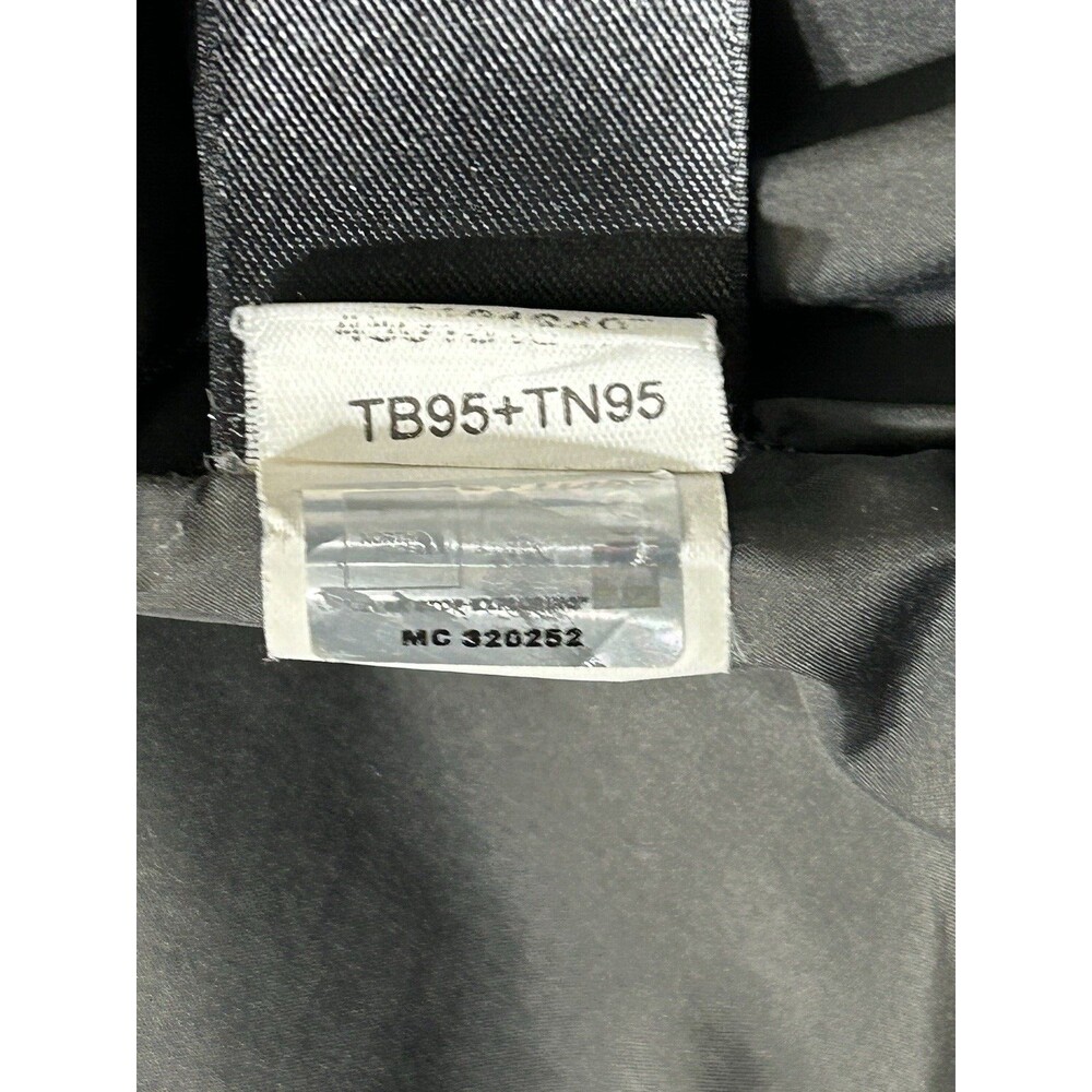 The North Face Womens Jacket Gray LARGE Goose Down Fill Quilted Long Puffer Coat - Picture 15 of 16